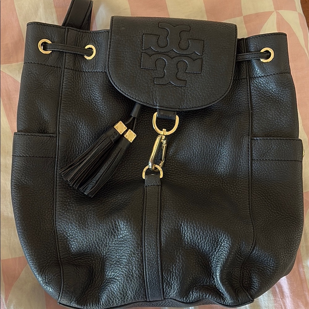 Tory Burch Black Leather Women's Bag
